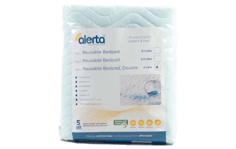 Washable Incontinence Bed Pad - Single 3.2 LTR - Double 4 LTR