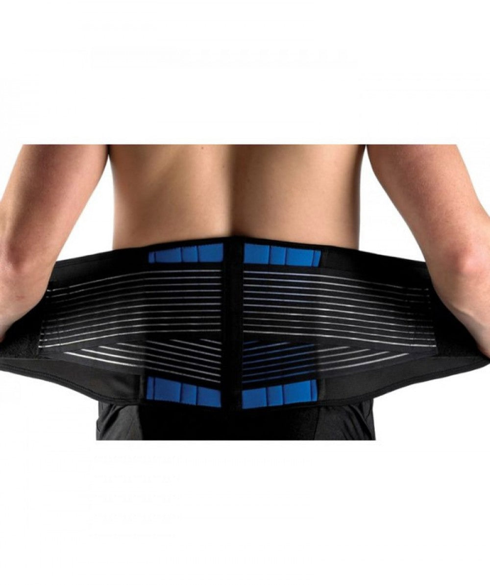 New Neoprene Double Pull Lumbar Lower Back Support Belt Brace Pain Relief