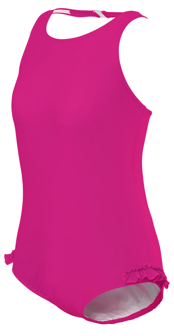 KES-VIR GIRLS HALTERNECK WITH LEG FRILL INCONTINENCE SWIMSUIT