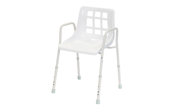 Stationary Shower Chair - Height Adjustable