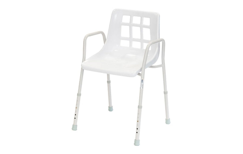 Stationary Shower Chair - Height Adjustable