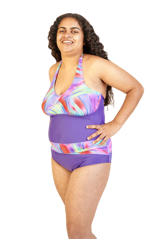 Ladies Sash Swimsuit | Incontinence Swimwear