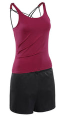 Ladies Tankini with Shorts | Ladies Incontinence Swimwear
