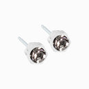 MEDICAL PLASTIC  4 mm Skin Friendly Earrings