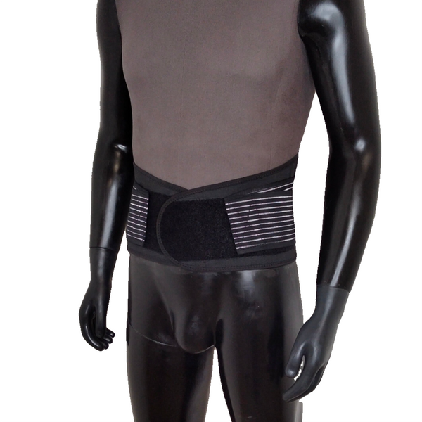 Double Pull Lumbar Support Belt Navy Blue