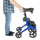 Aluminium 4-wheeled rollator - LORENZA
