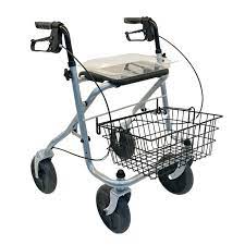 Simply Roll 4-Wheel Rollator with Basket and Tray