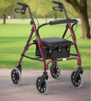 4 Wheeled Aluminium Rollator/Walker Ireland