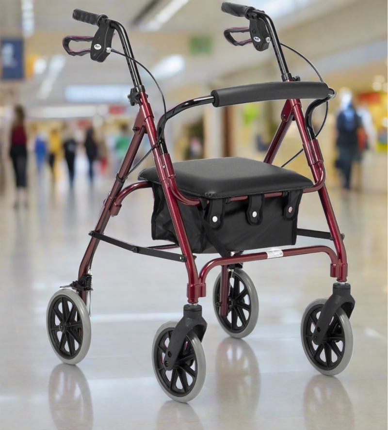 4 Wheeled Aluminum Rollator/Walker Ireland