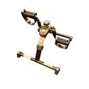 Digital Folding Pedal Exerciser Grey