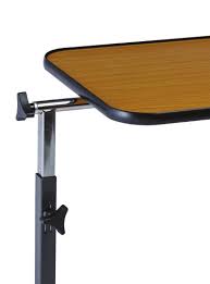 Adjustable Bed Table with Tilting Function