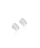 Medical Plastic Skin friendly stoppers for ear pendants and  safety ear hooks