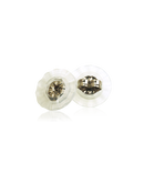 Natural Titanium  Skin friendly earring backs with disc for titanium  earrings