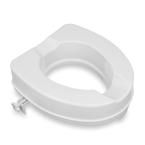 Raised toilet seat 10cm without lid up