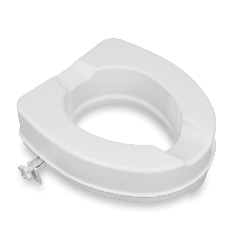 Raised toilet seat 10cm without lid up