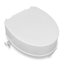 Raised toilet seat 15cm/6" with lid