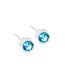 MEDICAL PLASTIC  4 mm Skin Friendly Earrings