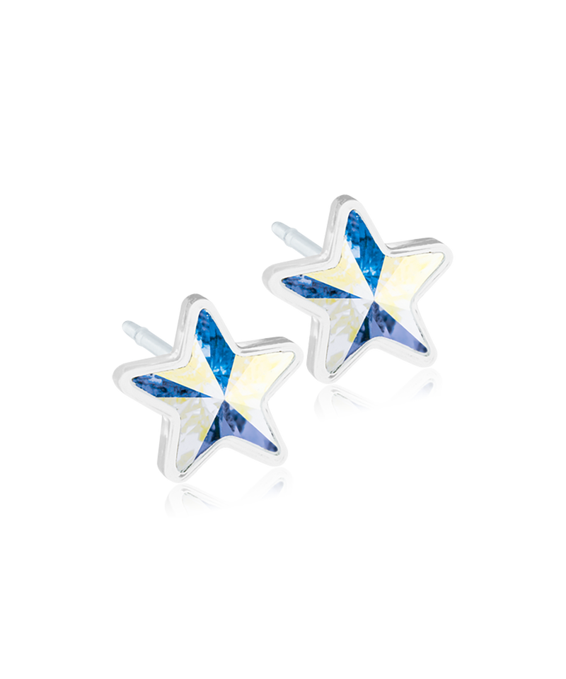 Plastic discount star earrings