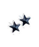 MEDICAL PLASTIC Star 6 mm, Crystal - Skin Friendly Earrings Ireland