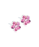Medical Plastic - Flower Earring Light Rose 6mm Skin Friendly Earrings Ireland