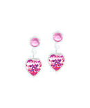 Medical Plastic - Pendant Heart Earring 4/6mm