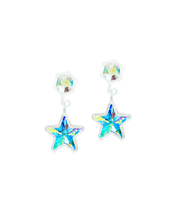 Medical Plastic - Pendant Star Earring 4/6mm