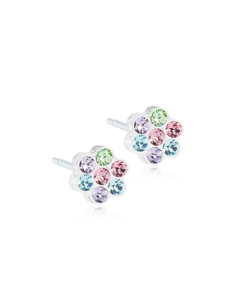 MEDICAL PLASTIC Daisy 5 mm Skin Friendly Earrings Ireland