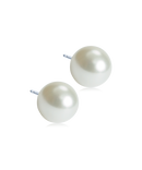 Natural Titanium - Pearl Earring 10 mm Skin Friendly Earrings Ireland