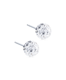Natural Titanium Crystal Ball 8mm Skin Friendly Earrings Ireland