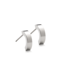 Natural Titanium - Pendant Plain Curved 10mm Earring Skin Friendly Earrings Ireland