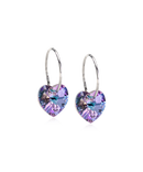 NATURAL TITANIUM Heart 10 mm, Ring 14mm - Skin Friendly Earrings Ireland