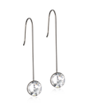 Natural Titanium  Straight Pendant Bezel Earring Skin Friendly Earrings Ireland