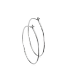 Natural Titanium Ear Ring Hoop 25mm Skin Friendly Earrings Ireland