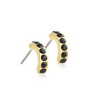 GOLDEN TITANIUM Pendant Brilliance Curved 10mm - Skin Friendly Earrings Ireland