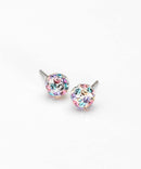 Natural Titanium Crystal Ball 6mm Skin Friendly Earrings Ireland