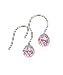 Natural Titanium - Mini Pendant Crystal Ball Earring 6mm Skin Friendly Earrings Ireland