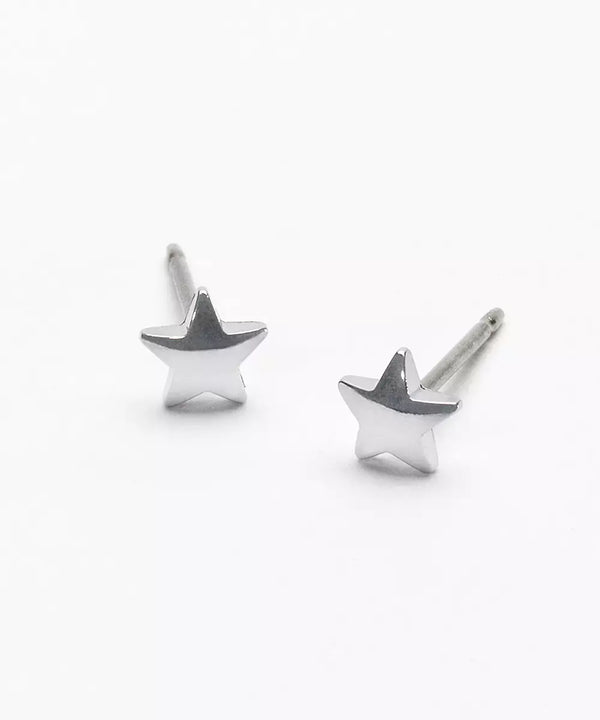 Silver Titanium Star 5mm