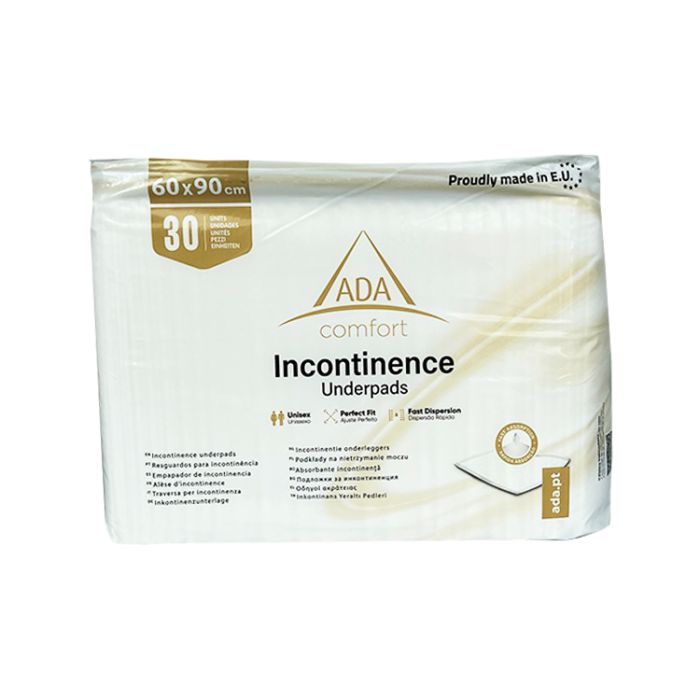 Incontinence Comfort Underpad | Disposable Bed Pads | 60cm x 90cm | 30 Per Pack