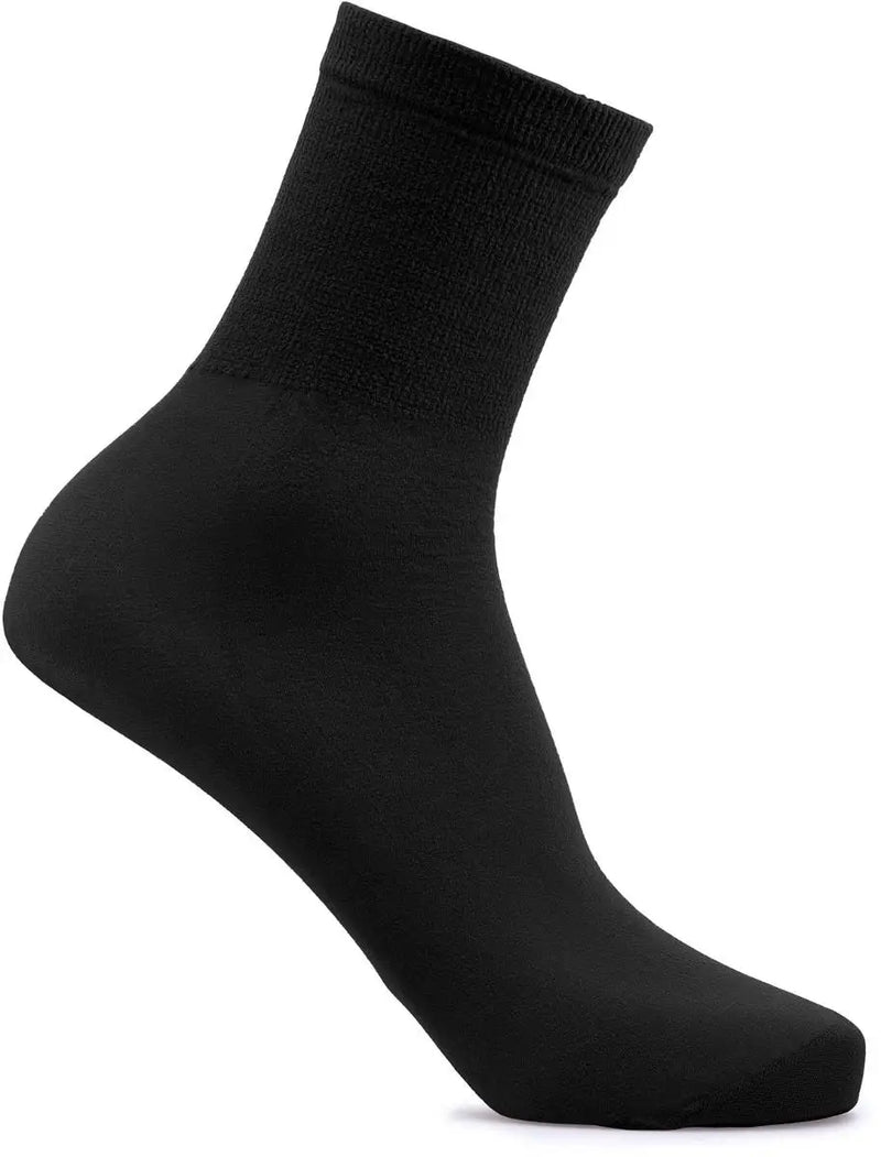 Softhold Ultra-Roomy Ankle Highs 30 Denier - 3 pack (Natural)