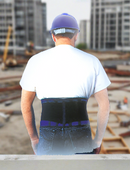 Double Pull Lumbar Support Belt - Navy & Blue