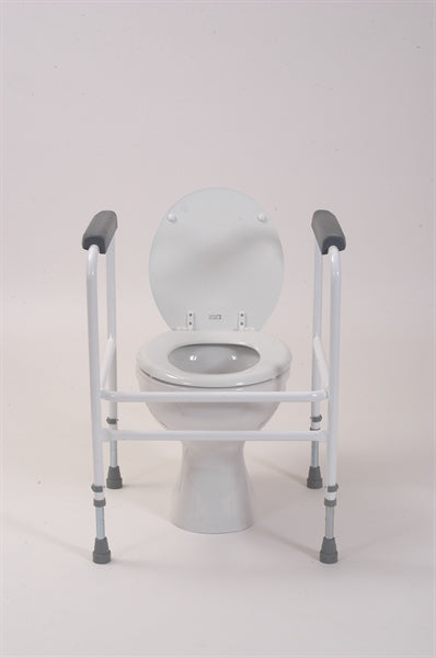 Toilet surround – Padded arms & adjustable height - Ireland