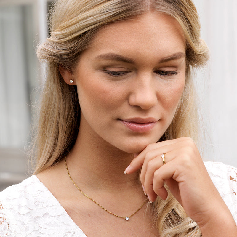 GOLDEN TITANIUM Tiffany - Skin Friendly Earrings Ireland