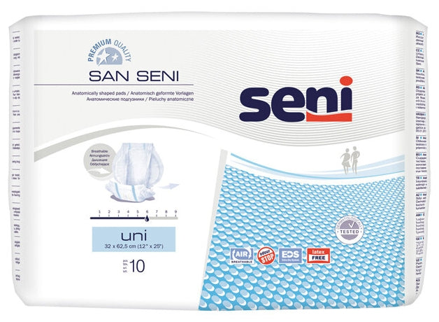 San Seni Uni Shaped Pad - Anatomically Shaped Pads