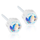 MEDICAL PLASTIC  4 mm Skin Friendly Earrings