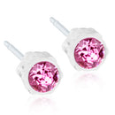 MEDICAL PLASTIC  4 mm Skin Friendly Earrings