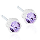 MEDICAL PLASTIC  4 mm Skin Friendly Earrings