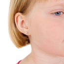 MEDICAL PLASTIC Star 6 mm, Crystal - Skin Friendly Earrings Ireland