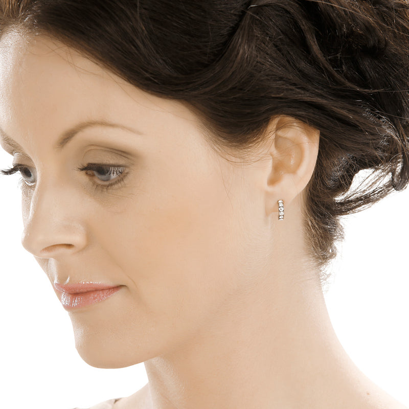 NATURAL TITANIUM Pendant Brilliance Curved 10 mm - Skin Friendly Earrings Ireland