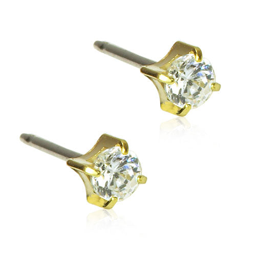 GOLDEN TITANIUM Tiffany - Skin Friendly Earrings Ireland