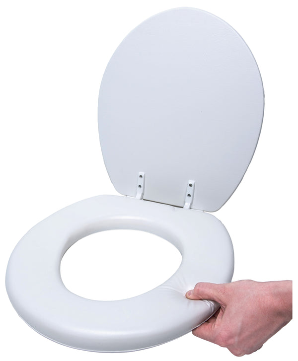 Padded Toilet Seat with Lid